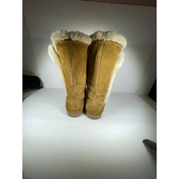 ⭐️⭐️Women's size 9 shearling and suede tall boot with zipper  ⭐️⭐️ - Picture 4 of 4